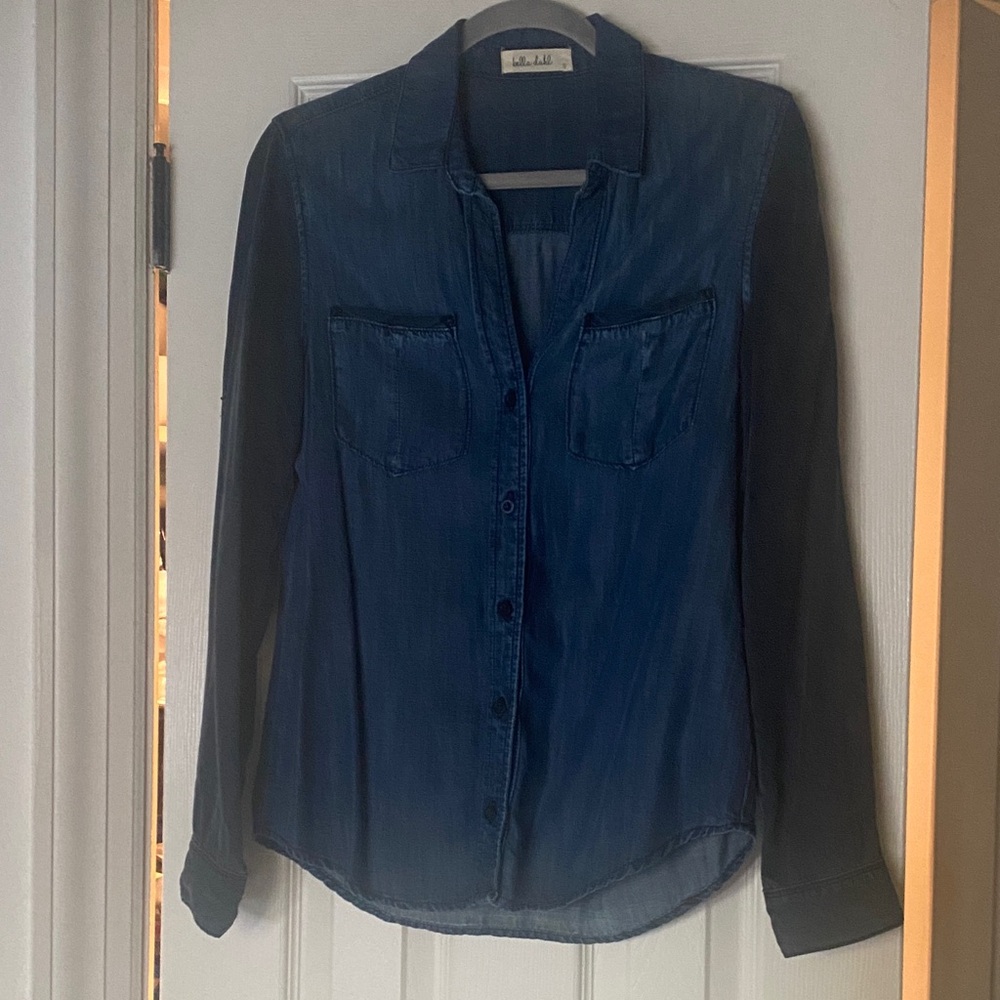 Bella Dahl Blue Button Down Shirt